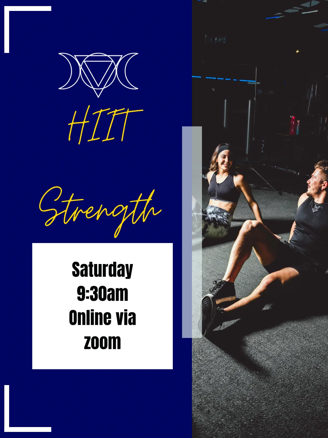 HIIT Strength live online workout via Zoom